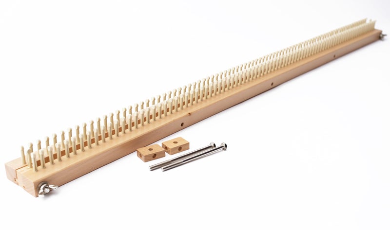 Authentic Knitting Board 38" Knitting Loom, for Blankets, Adjustable, Single Knit and Double Knit - Image 1
